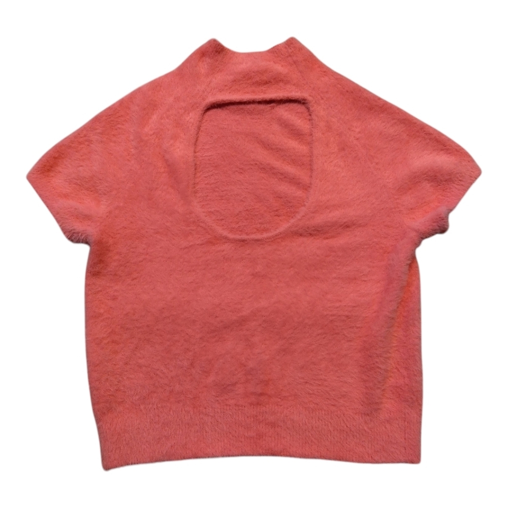 Cozy Coral Short-Sleeve Sweater - Picture 2 of 6